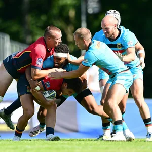Ben Ellermann im Rugby-EM-Duell mit Frankreich