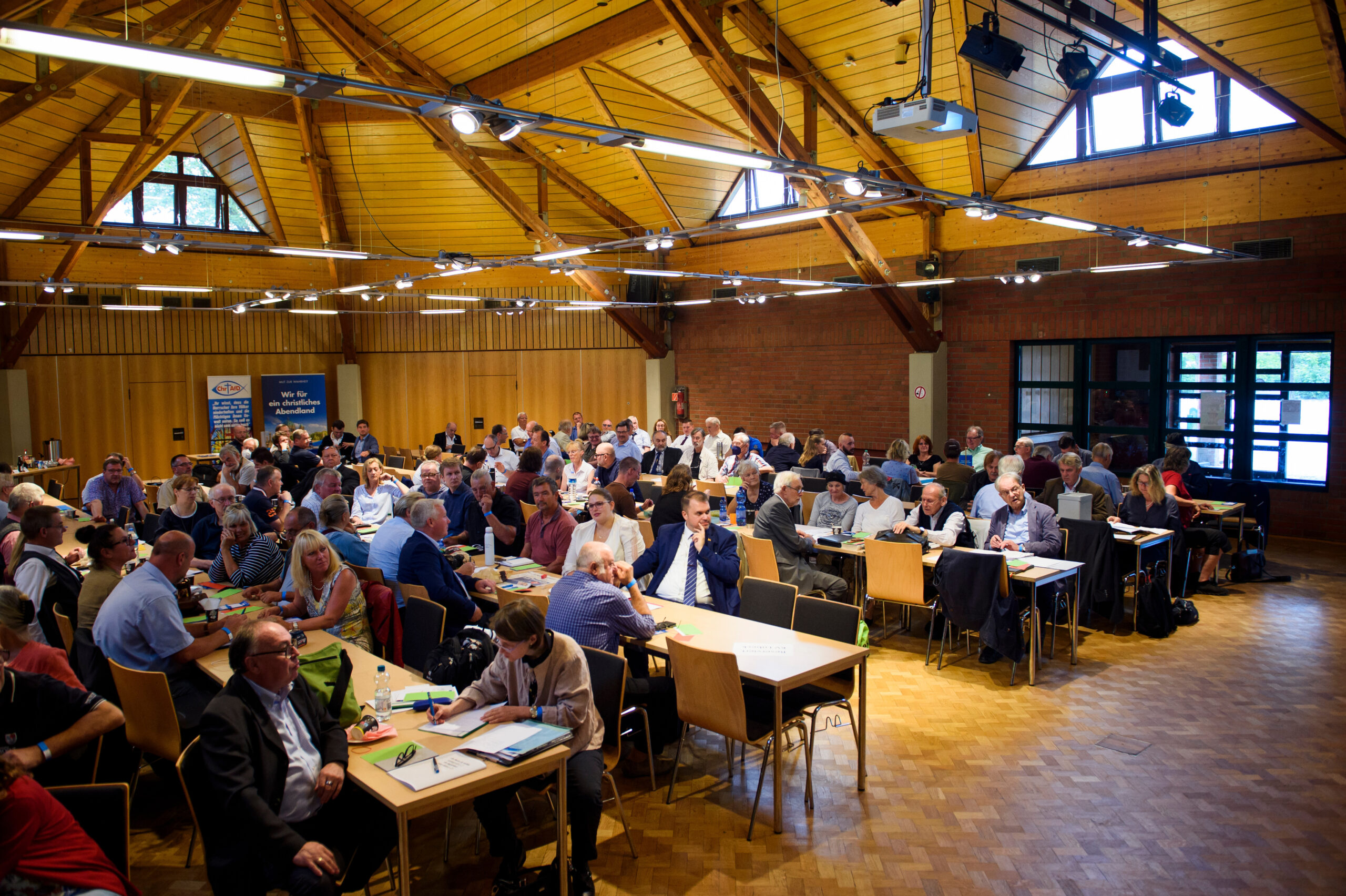 Der AfD-Landespartei 2022 im Bürgerhaus in Henstedt-Ulzburg