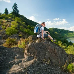 Wandern am Rhein