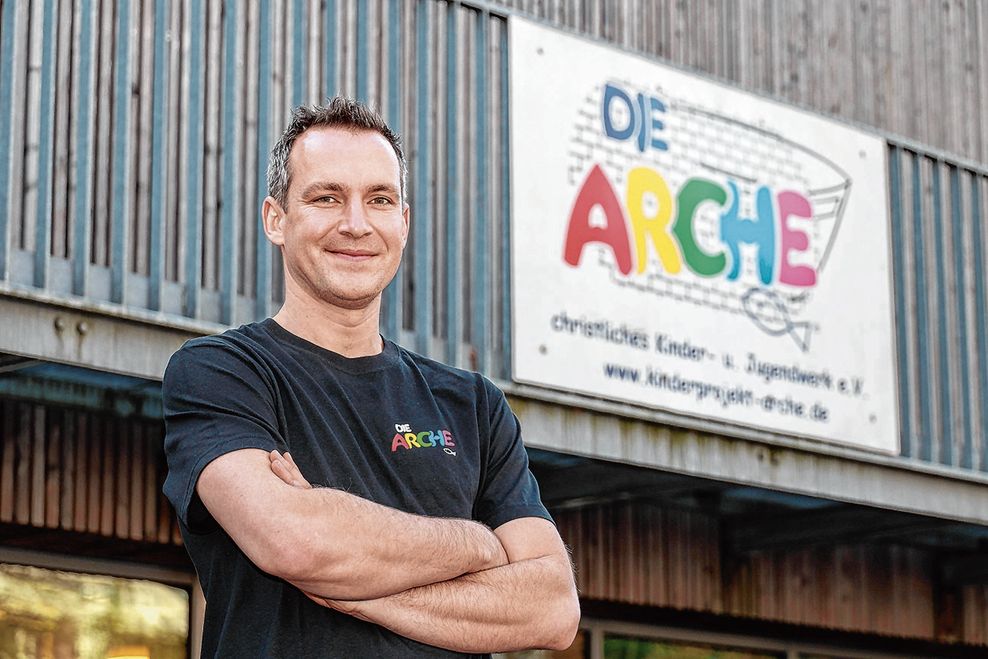 Tobias Lucht von der Arche Hamburg.