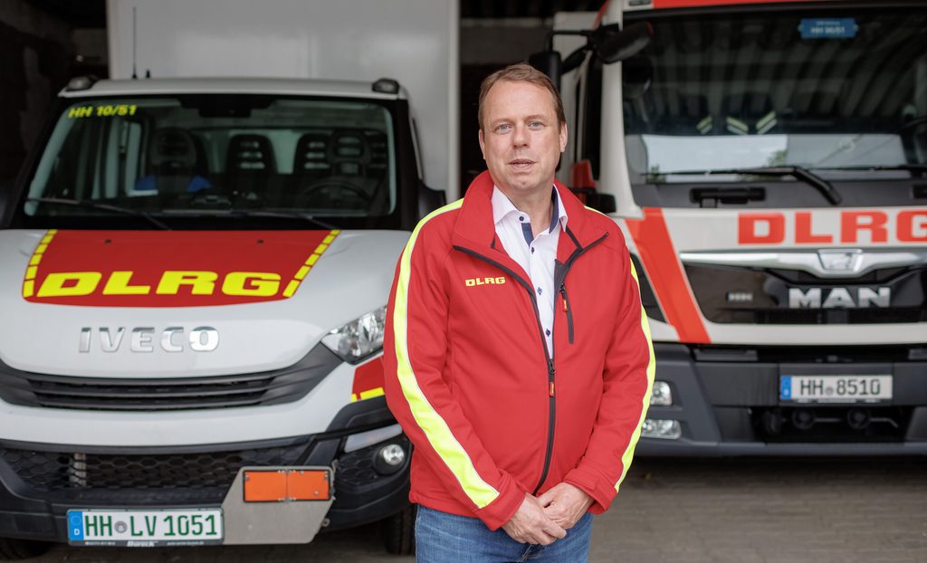 Heiko Mählmann ist Präsident der Hamburger DLRG.