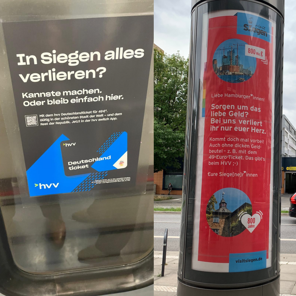 Siegen und Hamburg