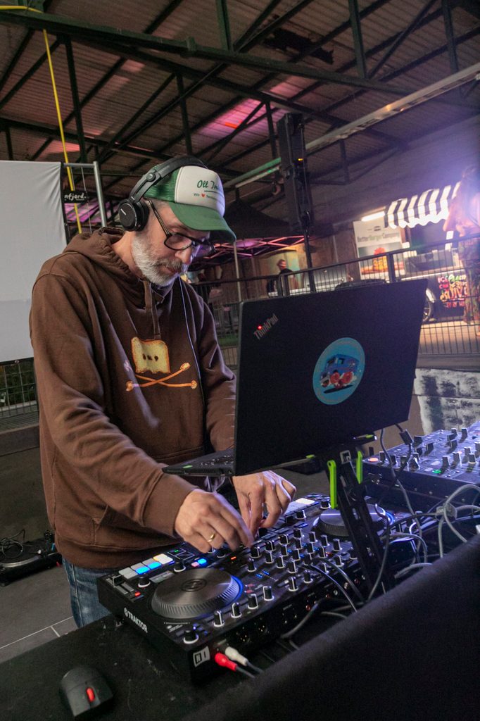 DJ MAD von den Beginnern sorgte für Partystimmung.