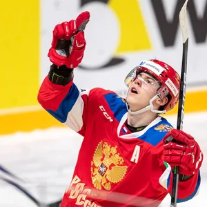 Der russiches Eishockey-Spieler Rodion Amirov