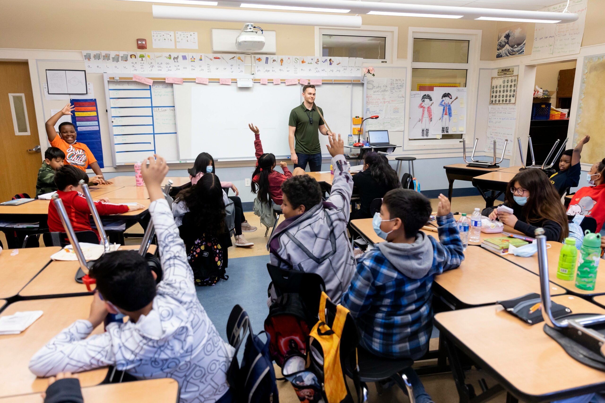 Ein Klassenzimmer in den USA (Symbolbild)