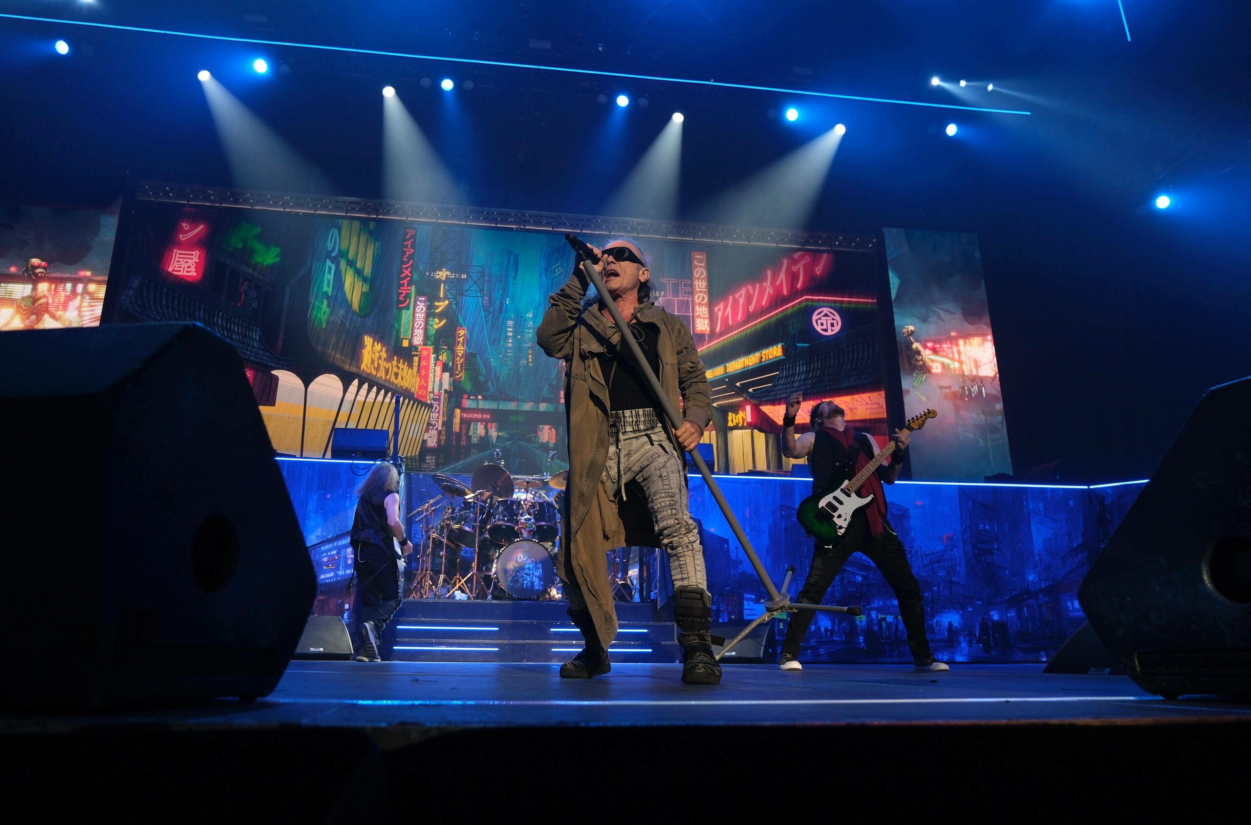 Iron Maiden bei einem Konzert Ende Juni in Glasgow (Archivbild)