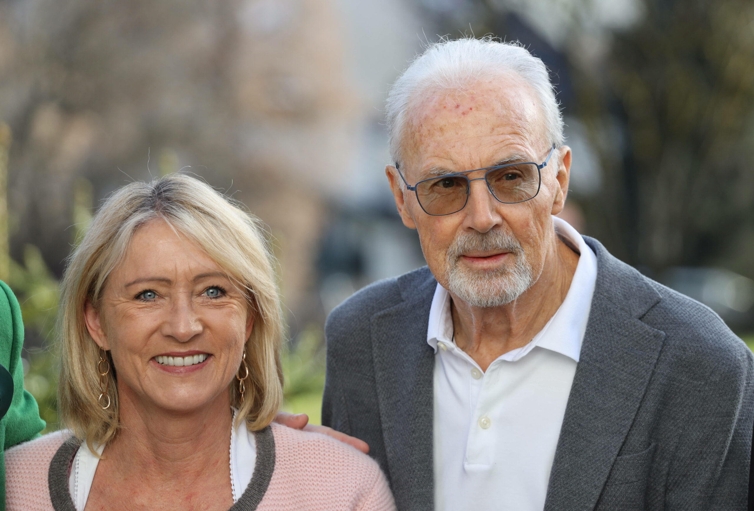 Franz Beckenbauer mit seiner Frau Heidi