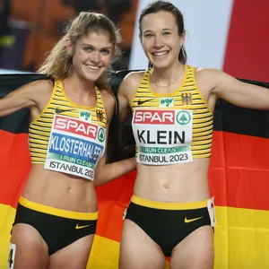 Konstanze Klosterhalfen mit Hanna Klein