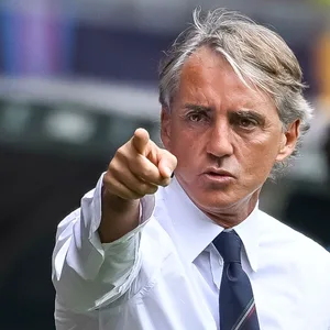 Italiens National-Trainer Roberto Mancini