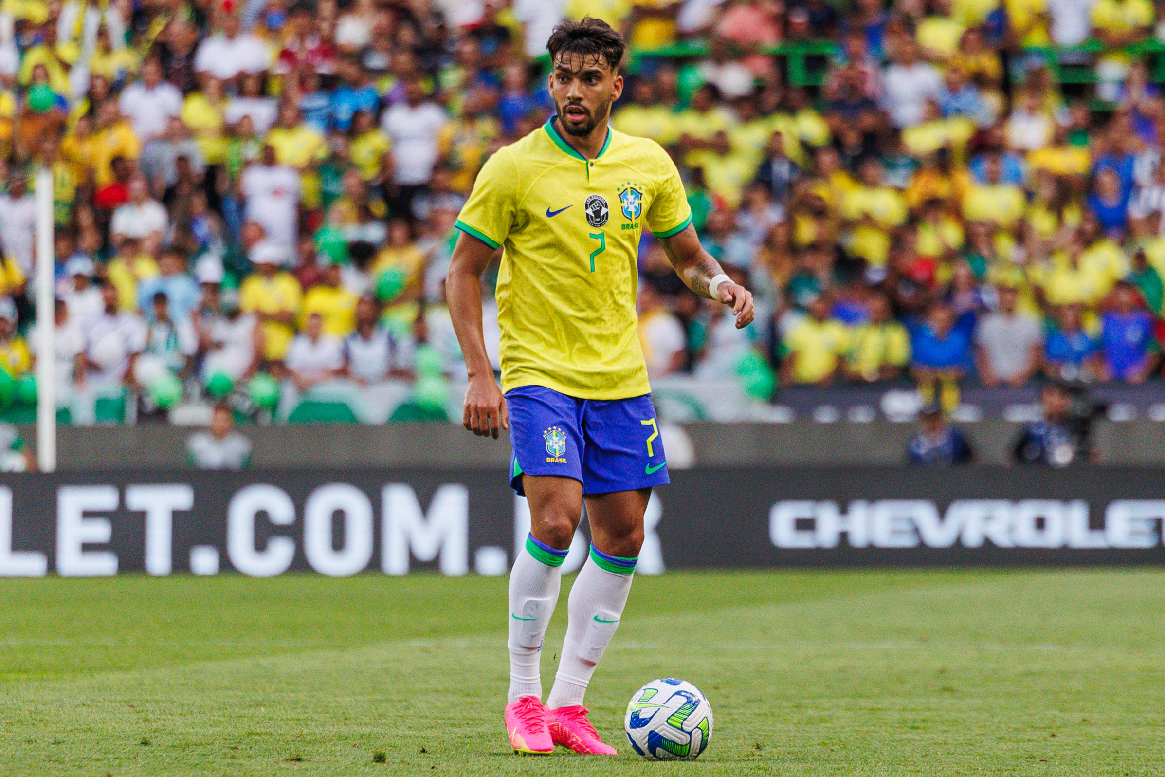 Der Brasilianer Lucas Paqueta beim Freundschaftsspiel gegen den Senegal