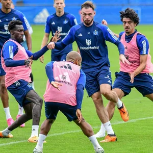 Valon Zumberi beim Trainingsspiel