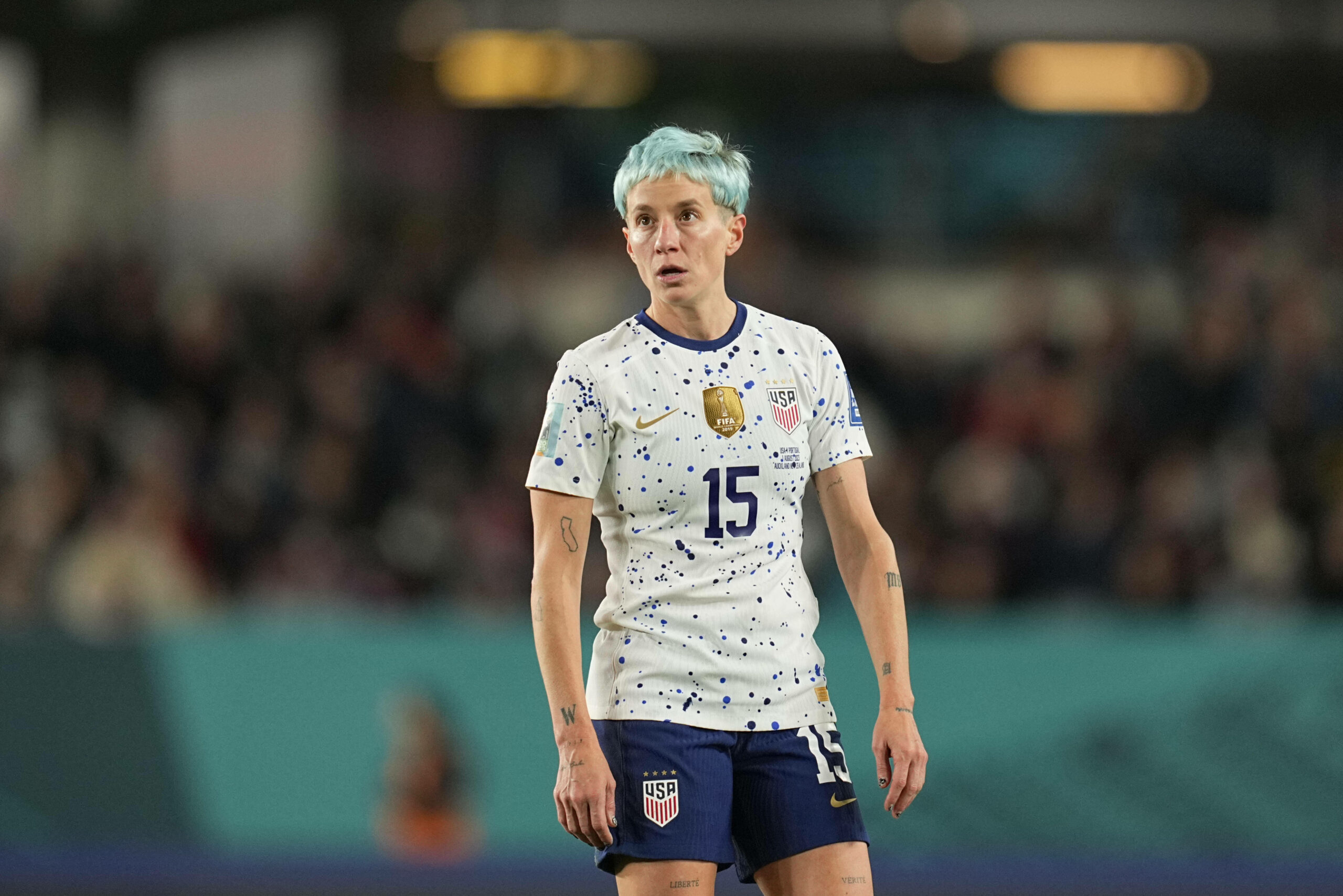 Megan Rapinoe beim WM-Spiel gegen Portugal