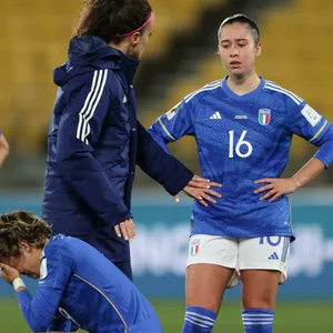 Das Entsetzen über das Vorrunden-Aus ist den Italienerinnen um Giulia Dragoni (rechts) ins Gesicht geschrieben.