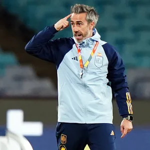 Spanien-Trainer Jorge Vilda beim Training vor dem WM-Finale
