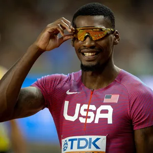 US-Sprinter Fred Kerley bei der Leichtathletik-WM in Budapest