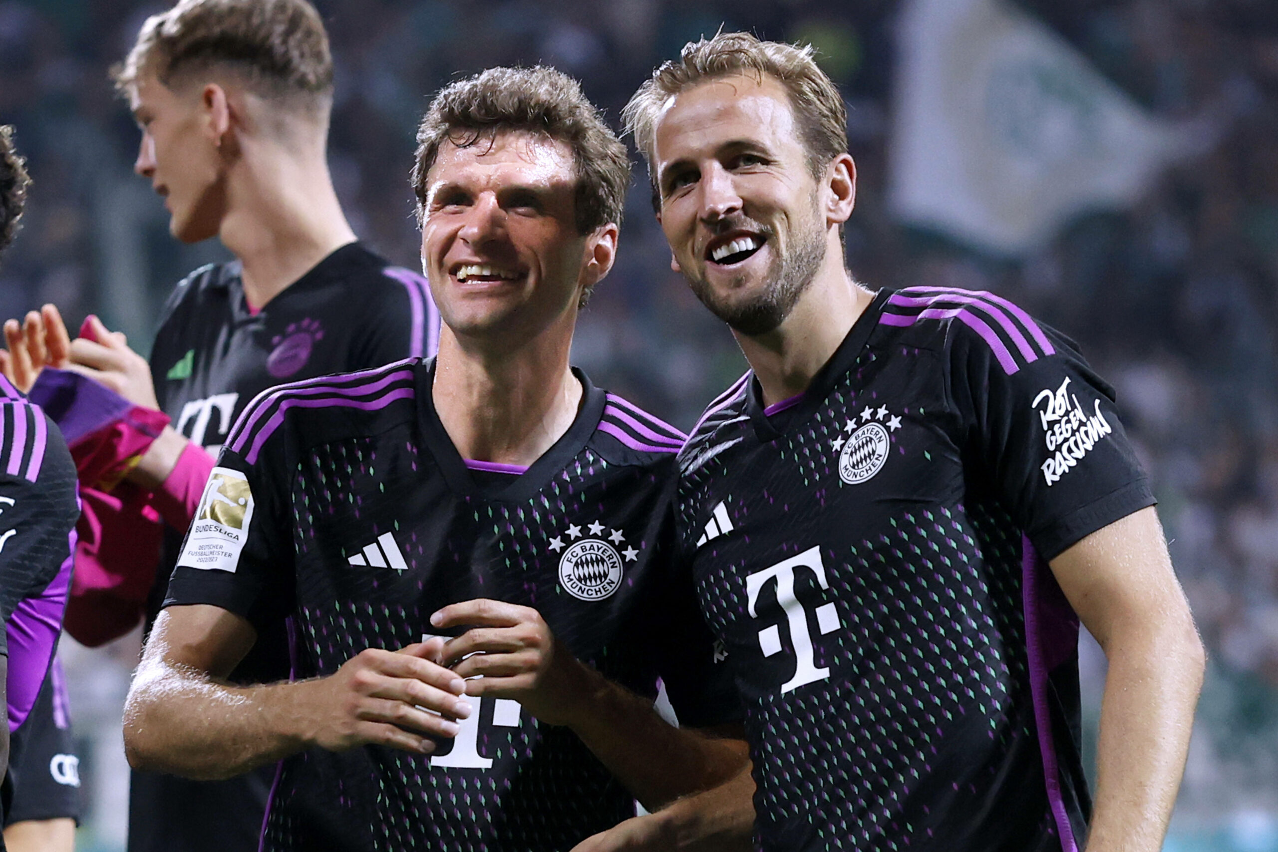 Thomas Müller und Harry Kane