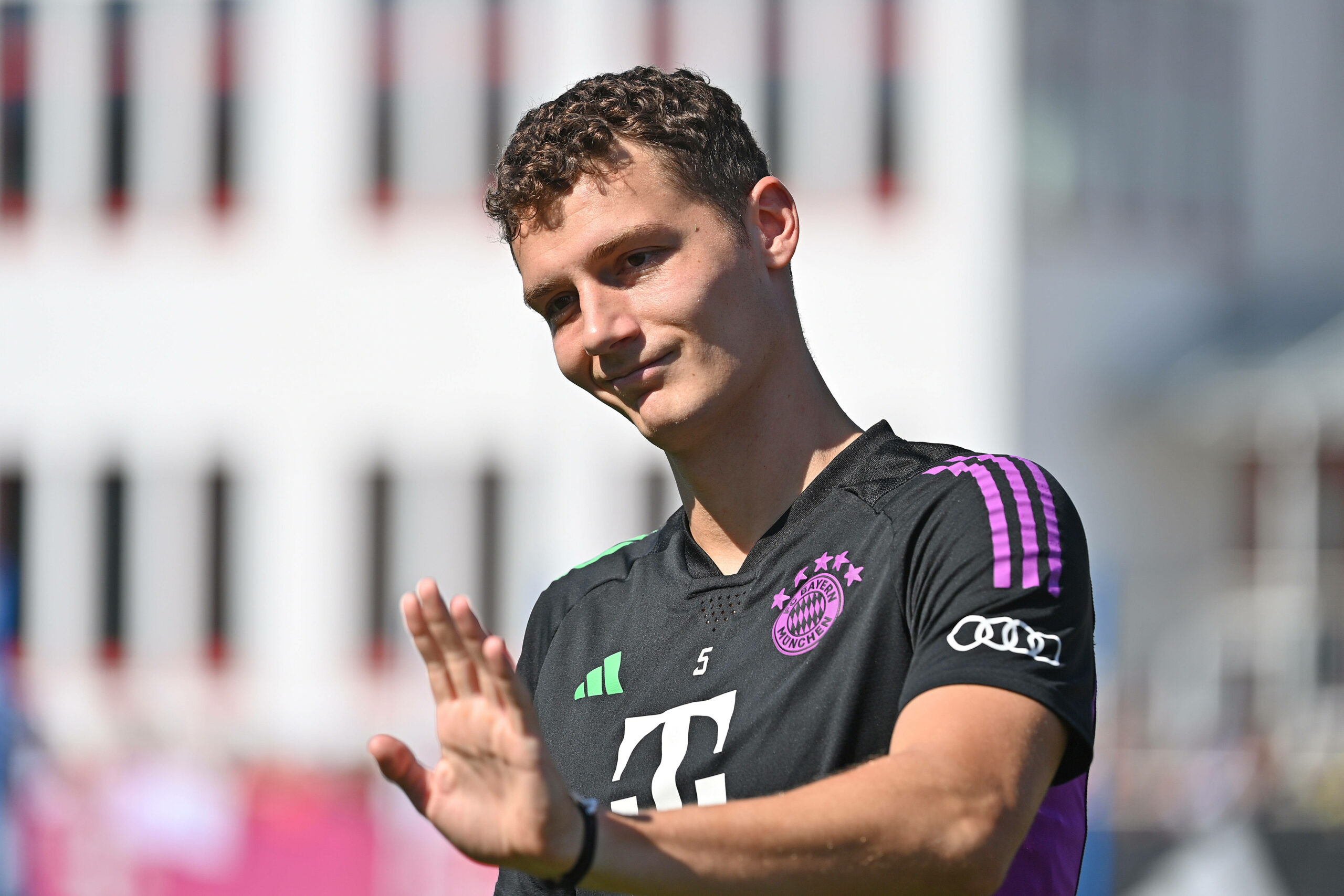 Benjamin Pavard im Training bei Bayern München