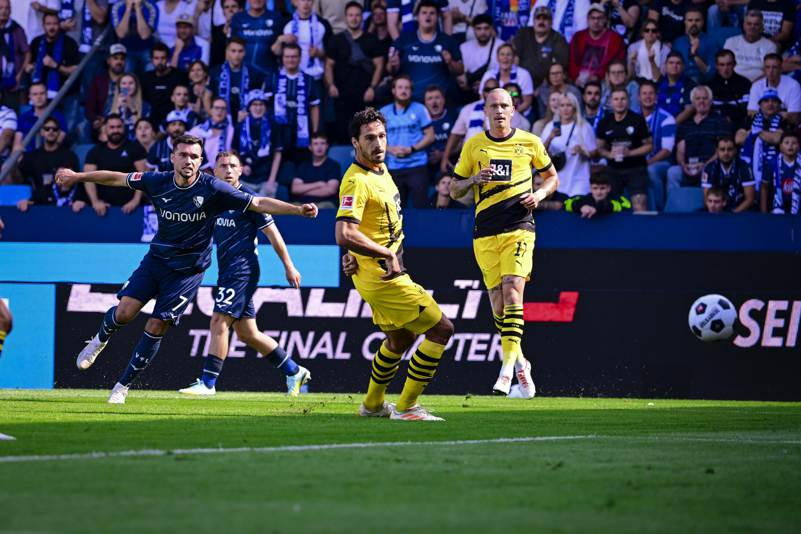 Kevin Stöger schießt das 1:0 gegen Dortmund