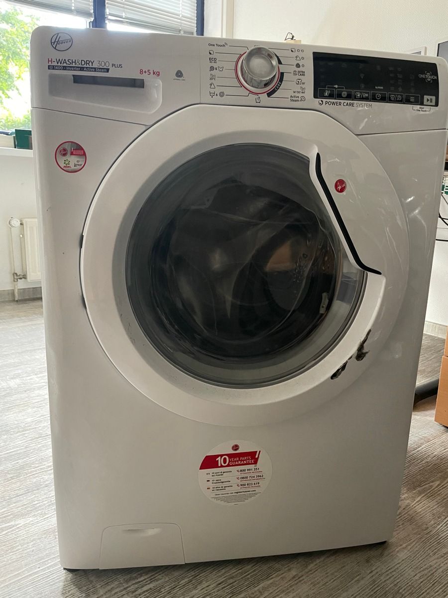 Die Polizei sucht nach dem Besitzer dieser Waschmaschine.