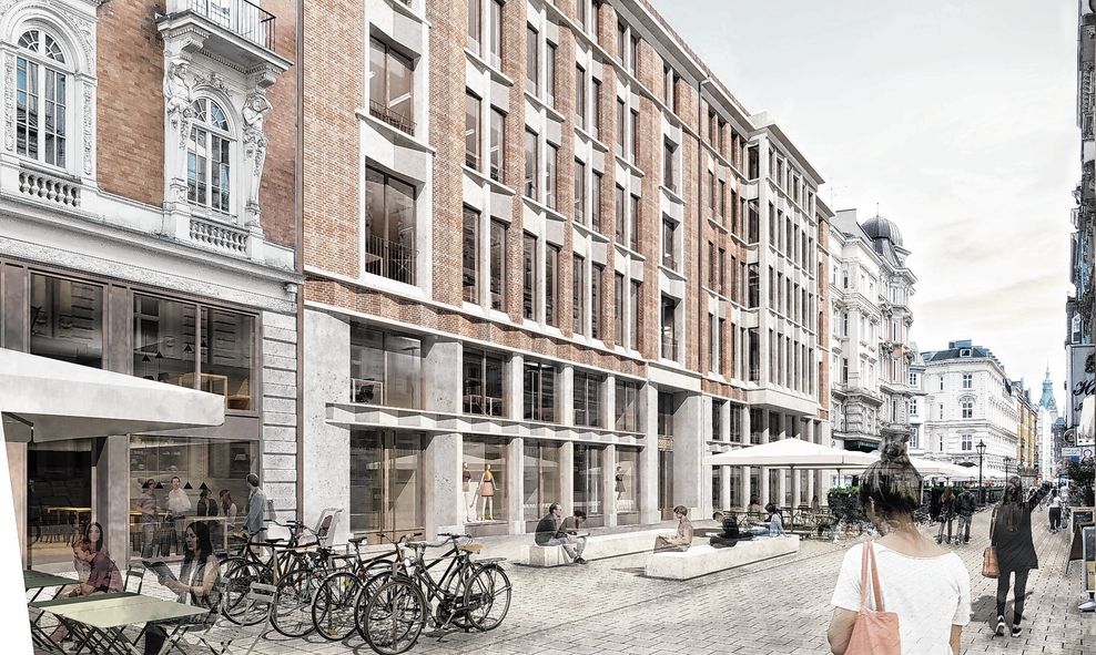 So soll der Neubau Colonnaden 72 etwa 2026 einmal aussehen.