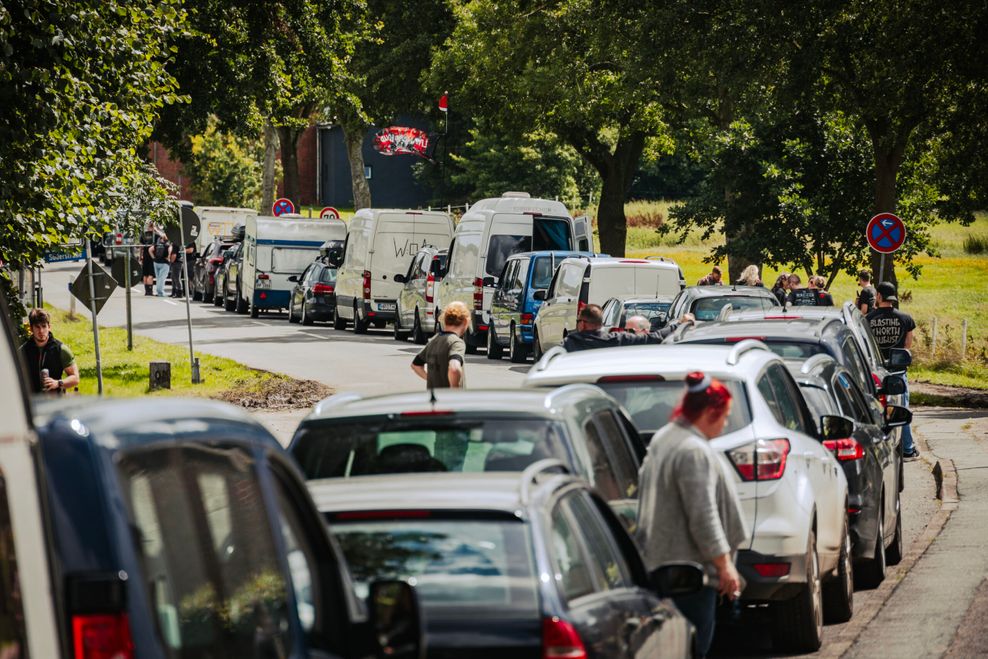 Stau vor Wacken