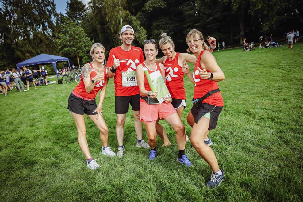 Das „Open Sports“-Team: Julia (v-l.), Alex, Maik, Kristina und Kerstin