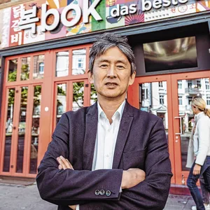 Shin-Won Kang (59), Inhaber von sieben Restaurants, darunter drei „Bok“-Filialen