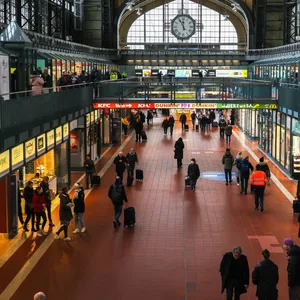 Wandelhalle im Hamburger Hauptbahnhof