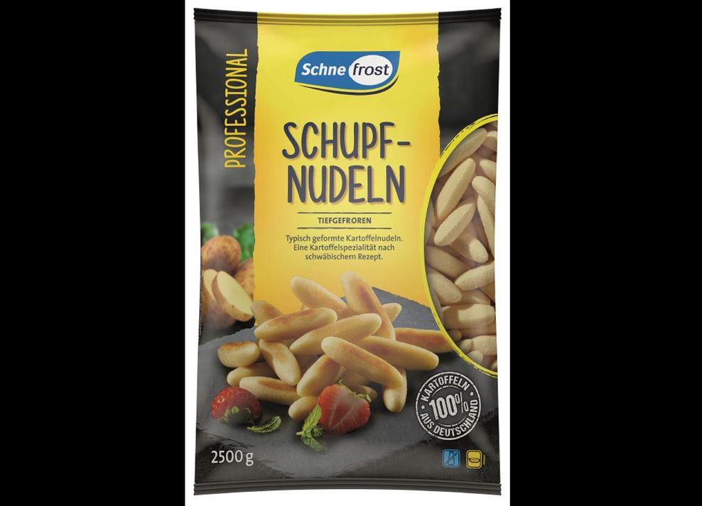 Schupfnudeln der Firma Schne-frost