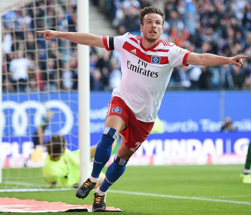 Nicolai Müller setzt zu seinem Helikopter-Jubel an