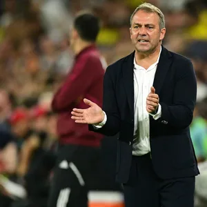 Hansi Flick bei einem Länderspiel im Juni