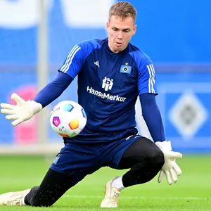 Matheo Raab während des Trainings