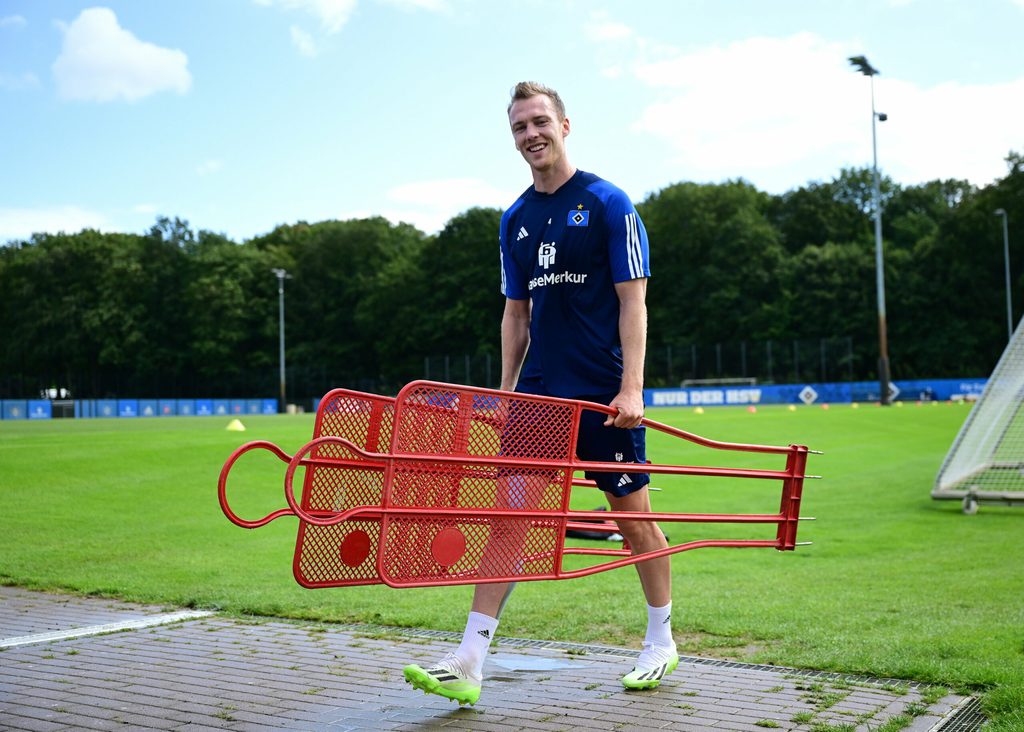 HSV-Kapitän Sebastian Schonlau beim Training