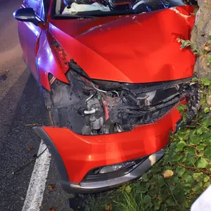 Im Nebel gegen Baum gekracht Autofahrer bei Unfall schwer verletzt