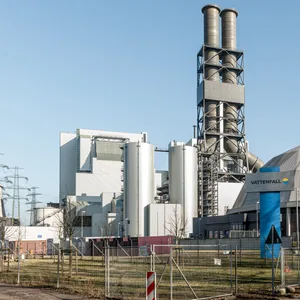 Blick auf das stillgelegte Kohlekraftwerk Moorburg: An diesem Standort soll eine Anlage zur Produktion von Wasserstoff entstehen.