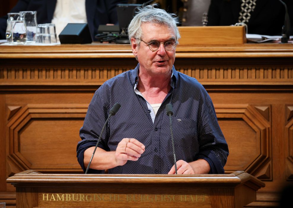 Hafenpolitischer Sprecher der Linksfraktion, Norbert Hackbusch.