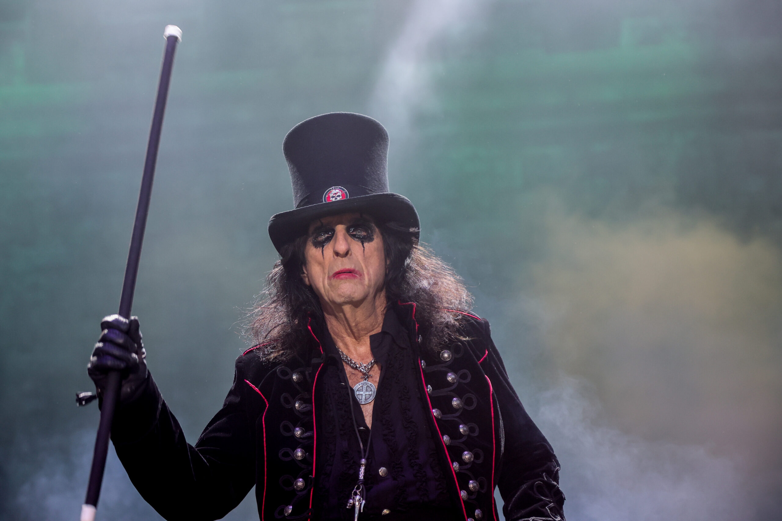 US-Rocksänger Alice Cooper tritt im Cubierta de Leganés in Madrid auf. (Archivbild)