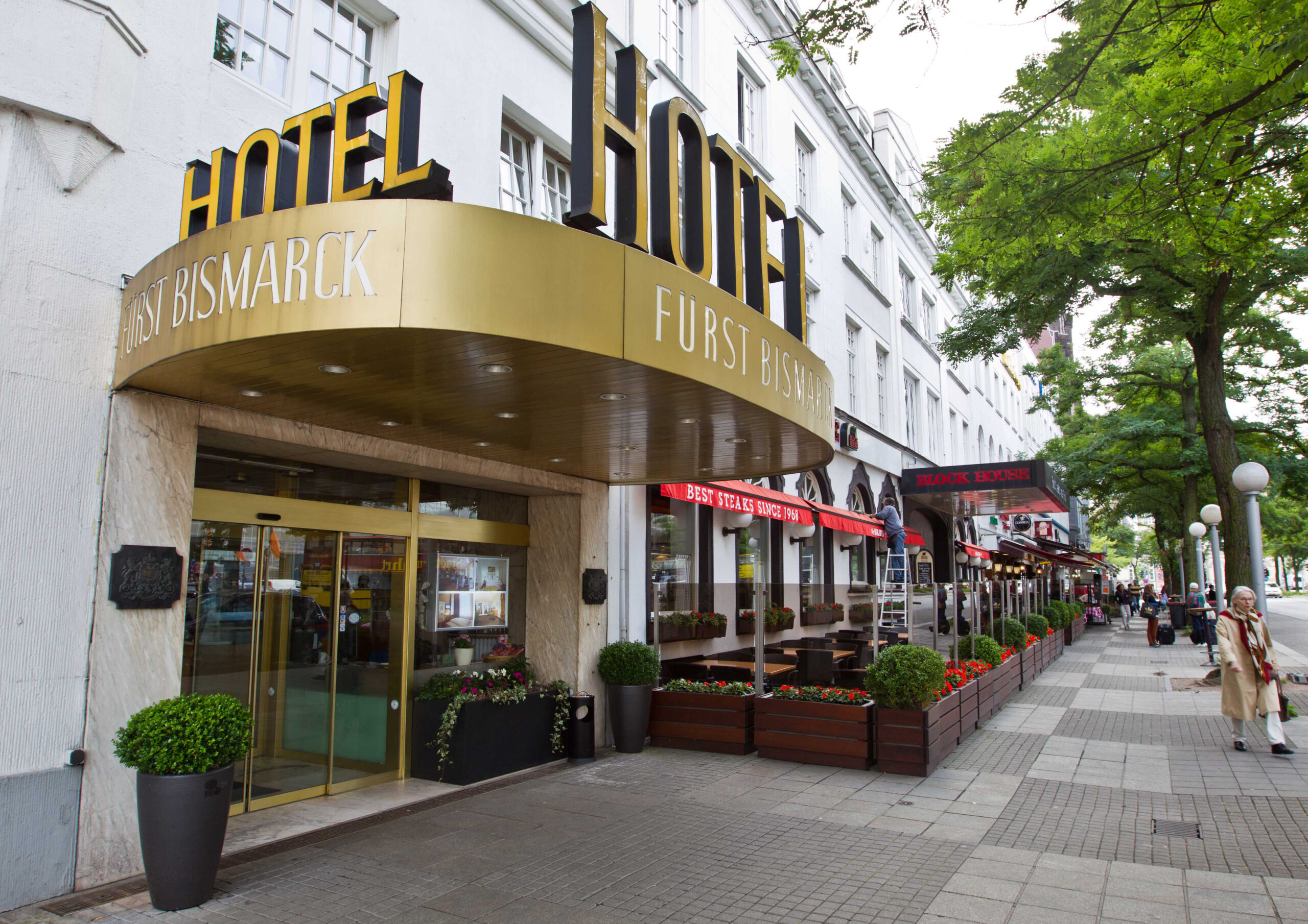 Das Hotel „Fürst Bismarck“ am Hauptbahnhof.