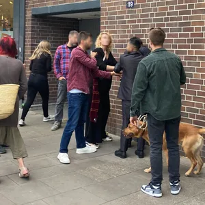 Der Dieb wurde von Passanten in der Osterstraße gestoppt.