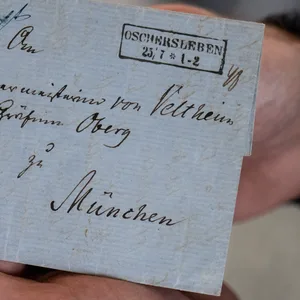 Historischer Brief „Hans Freiherr von Veltheim an seine Gattin“