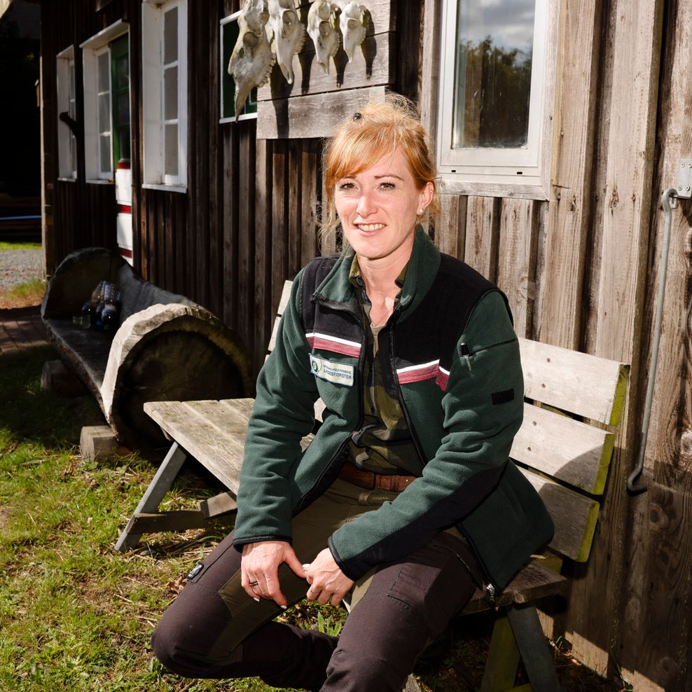 Försterin Carolin Meinhardt