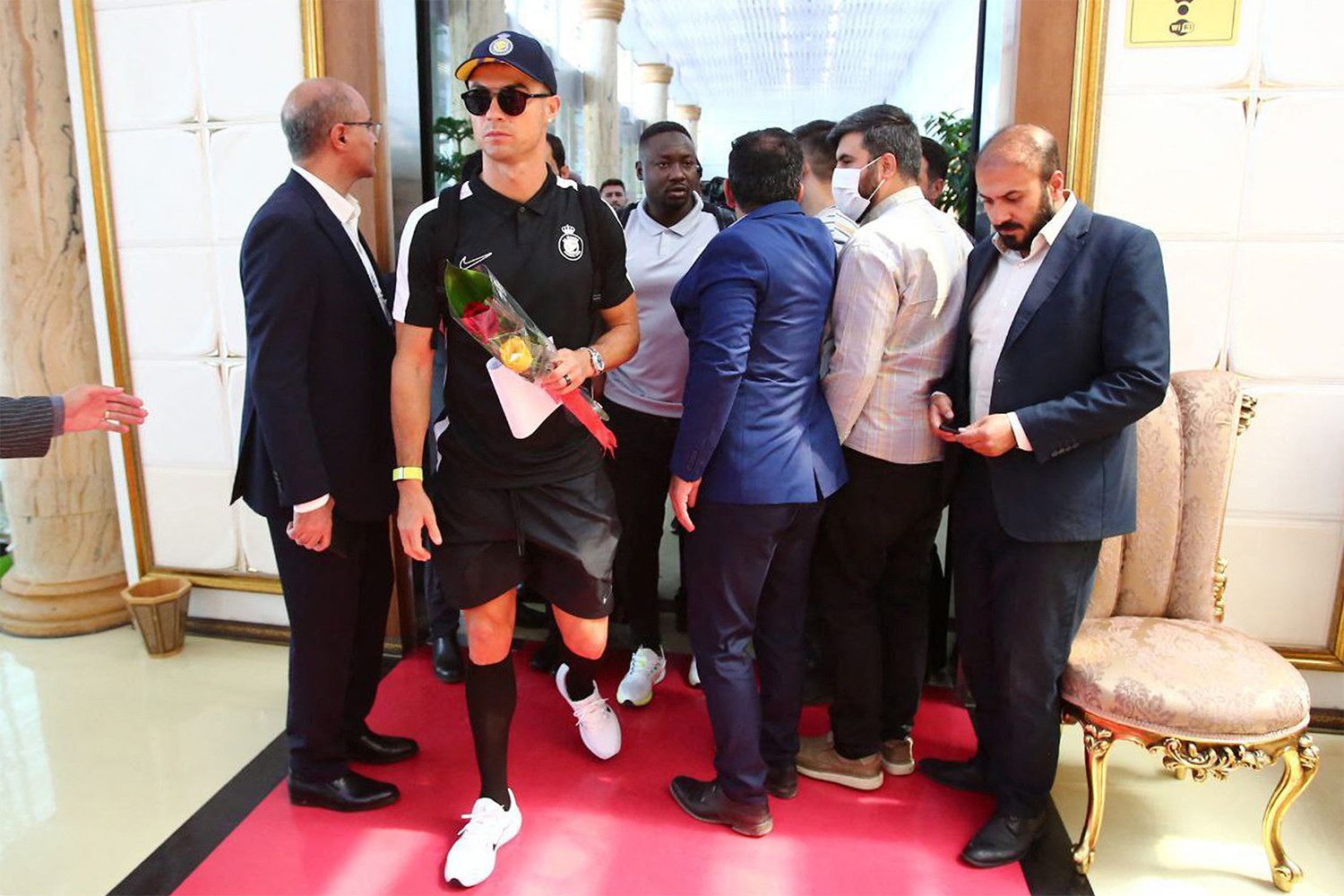 Cristiano Ronaldo wurde im Iran begeistert empfangen