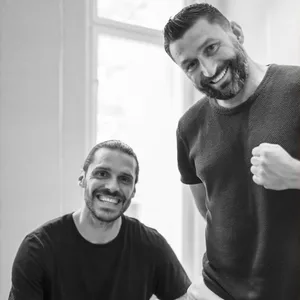 Christopher Trimmel und Torsten Mattuschka mit Champions-League-Tattoo