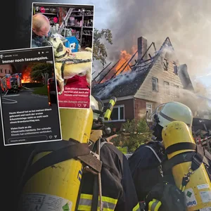Das Einfamilienhaus wurde durch die Flammen zerstört. FDP-Politiker Carl Cevin-Key Coste geht von Brandstiftung aus.