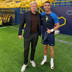Oliver Kahn und Christiano Ronaldo