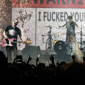 Fans feiern in der Barclays Arena die „Rückkehr“ von Blink-182.