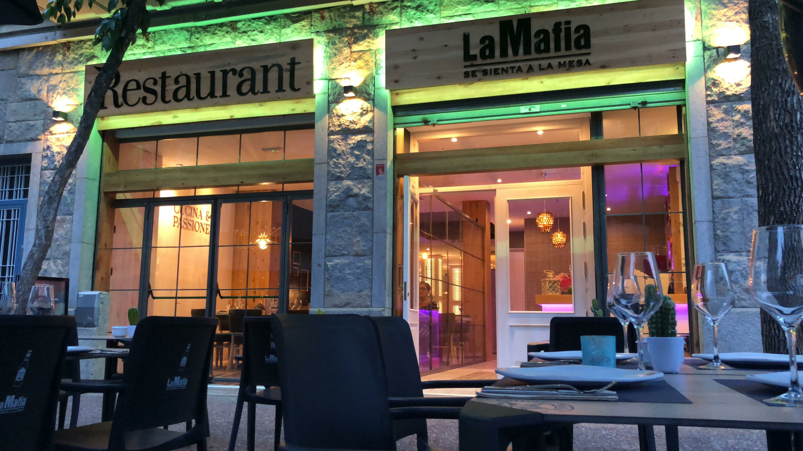 Ein Restaurant der Kette „La Mafia se sienta a la mesa“