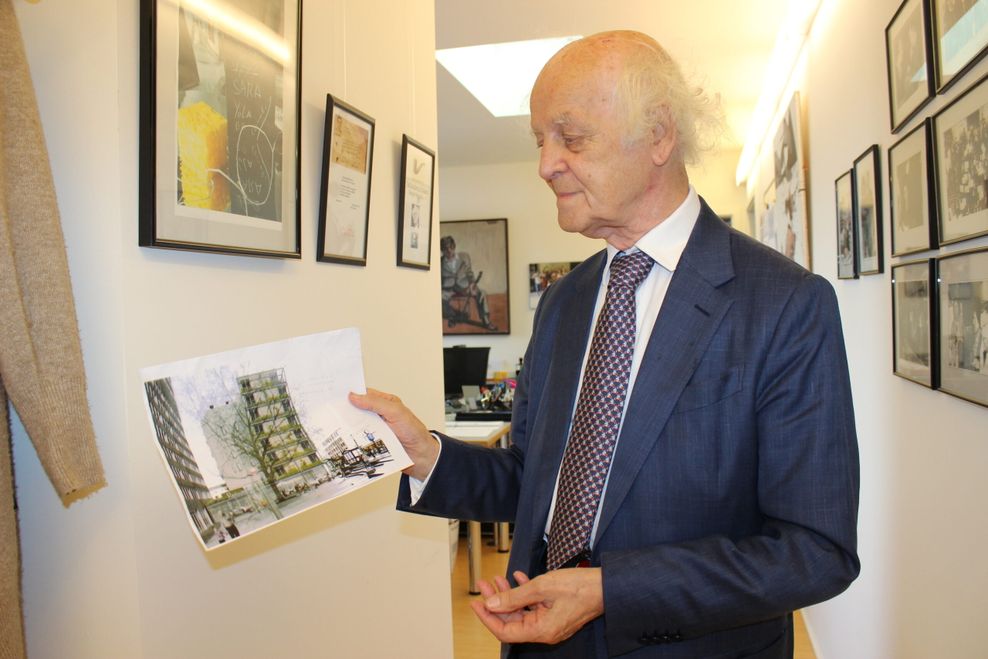 Immobilienunternehmer Kurt Groenewold will an zentraler Stelle in Eimsbüttel bauen.