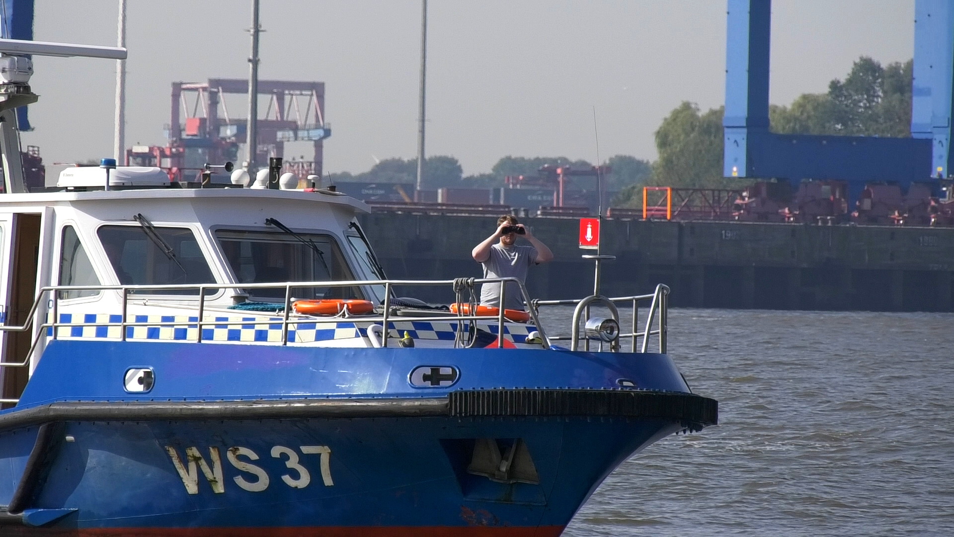 Treibgut sorgt für großalarm an der Elbe