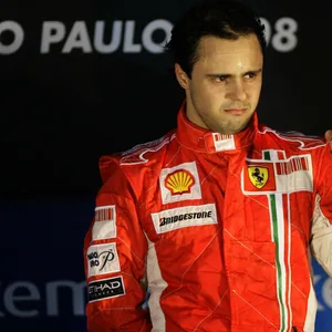 Felipe Massa auf dem Podium in Brasilien